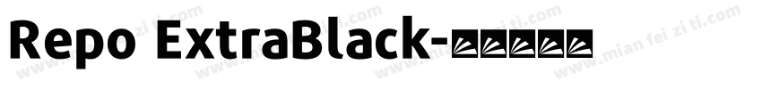 Repo ExtraBlack字体转换